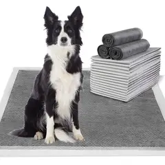 EVERSO - 100 Pañales Tipo Sabanillas Carbón De Bambú Perros 60x90cm