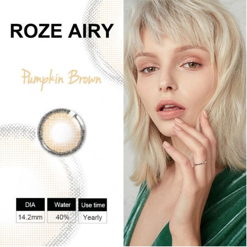FRESHGO - Lentes de contacto FreshGo Roze Airy - Pumpkin brown