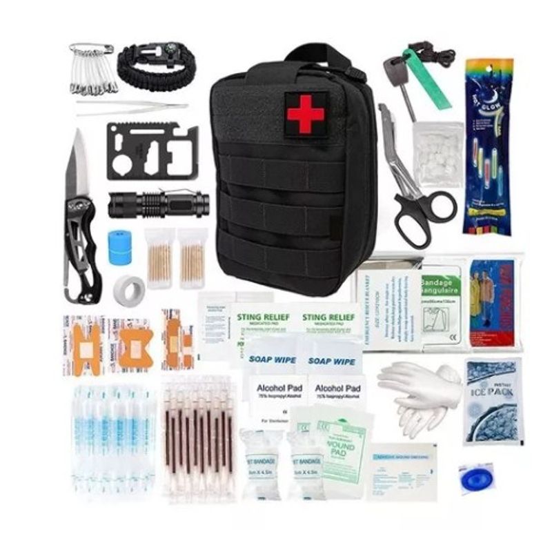 GENERICO - Bolsa Táctica Militar De Primeros Auxilios Camping SG105967