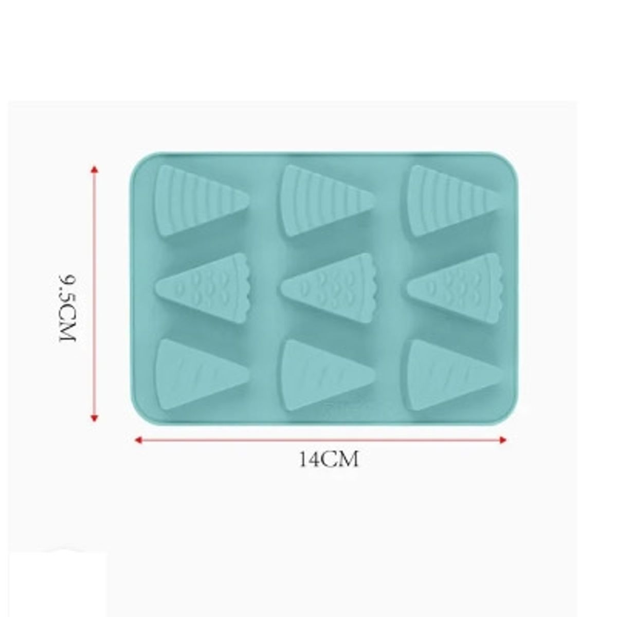 GENERICO - Moldes De Silicona Chocolate Triangulo