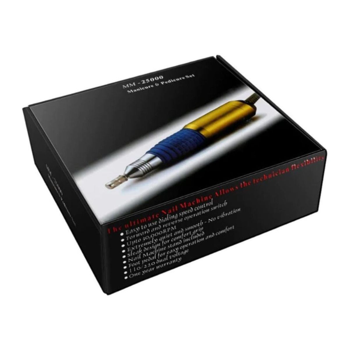 GENERICO - Set Torno Profesional Para Uñas Acrílicas Manicure Pedicure