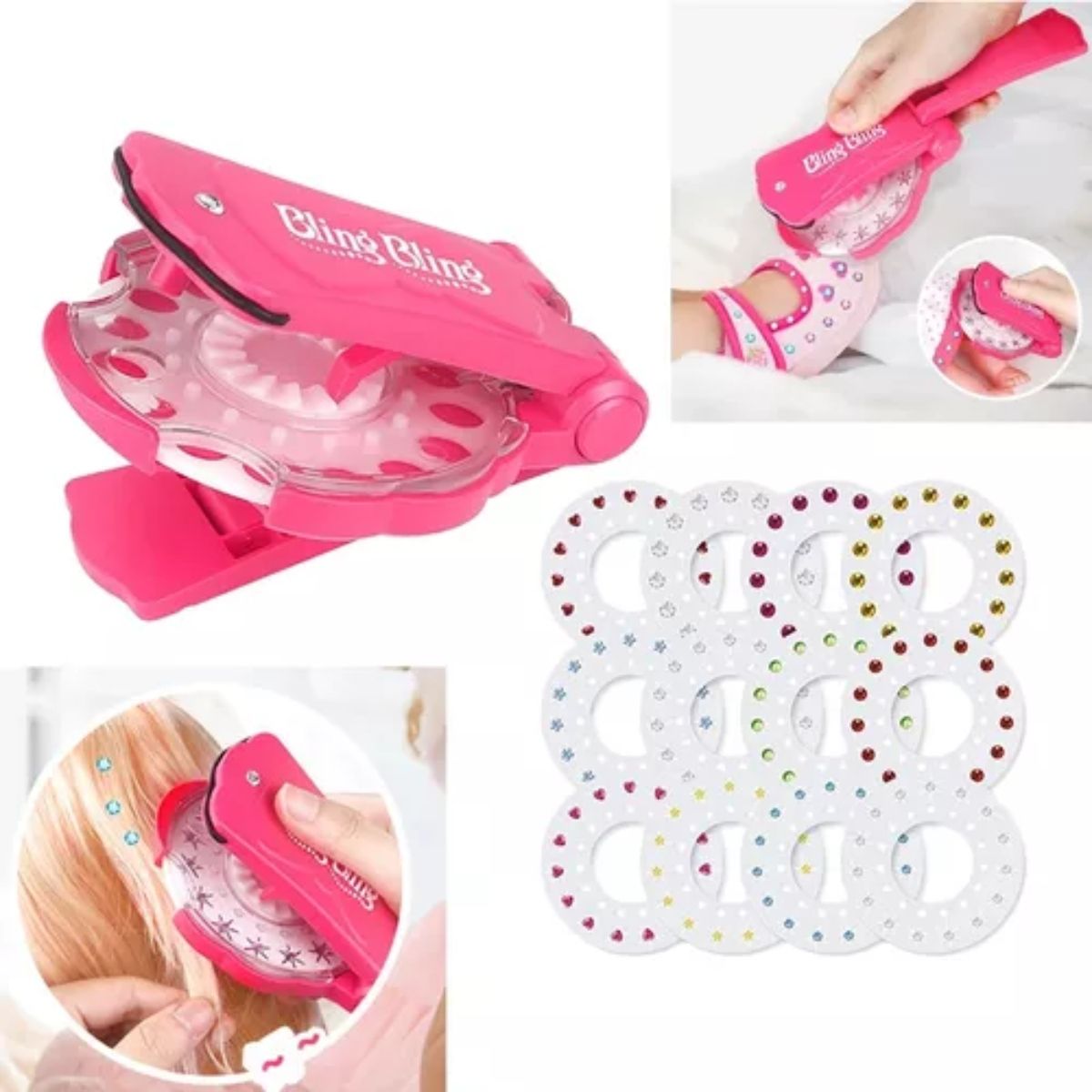 OEM - Stickers Maquina Stamp Gemas Decorativas Bling Bling