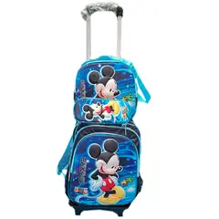 GENERICO - Mochila Bolso 3 En 1 Lonchera Y Cartuchera Niño/niña