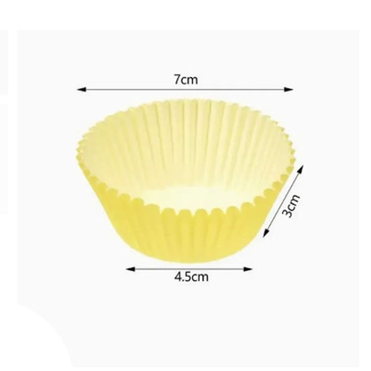 GENERICO - Capacillos para Cupcakes Amarillo