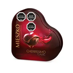GENERICO - Lata Chocolate corazon Bombones Cherrissimo Classic