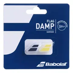 BABOLAT - Antivibrador Flag Damp NegroAmarillo X2