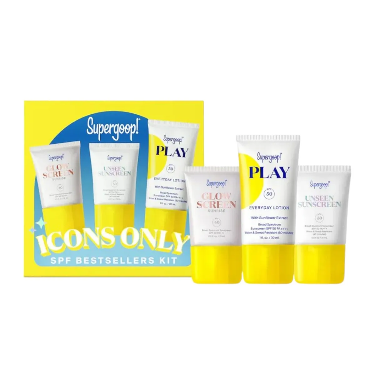SUPERGOOP - Set Loción SPF Bestsellers - By Supergoop - 3 Pc.