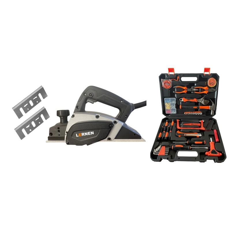 LERNEN - Pack Cepillo Eléctrico Carpintería  Set De Herramientas