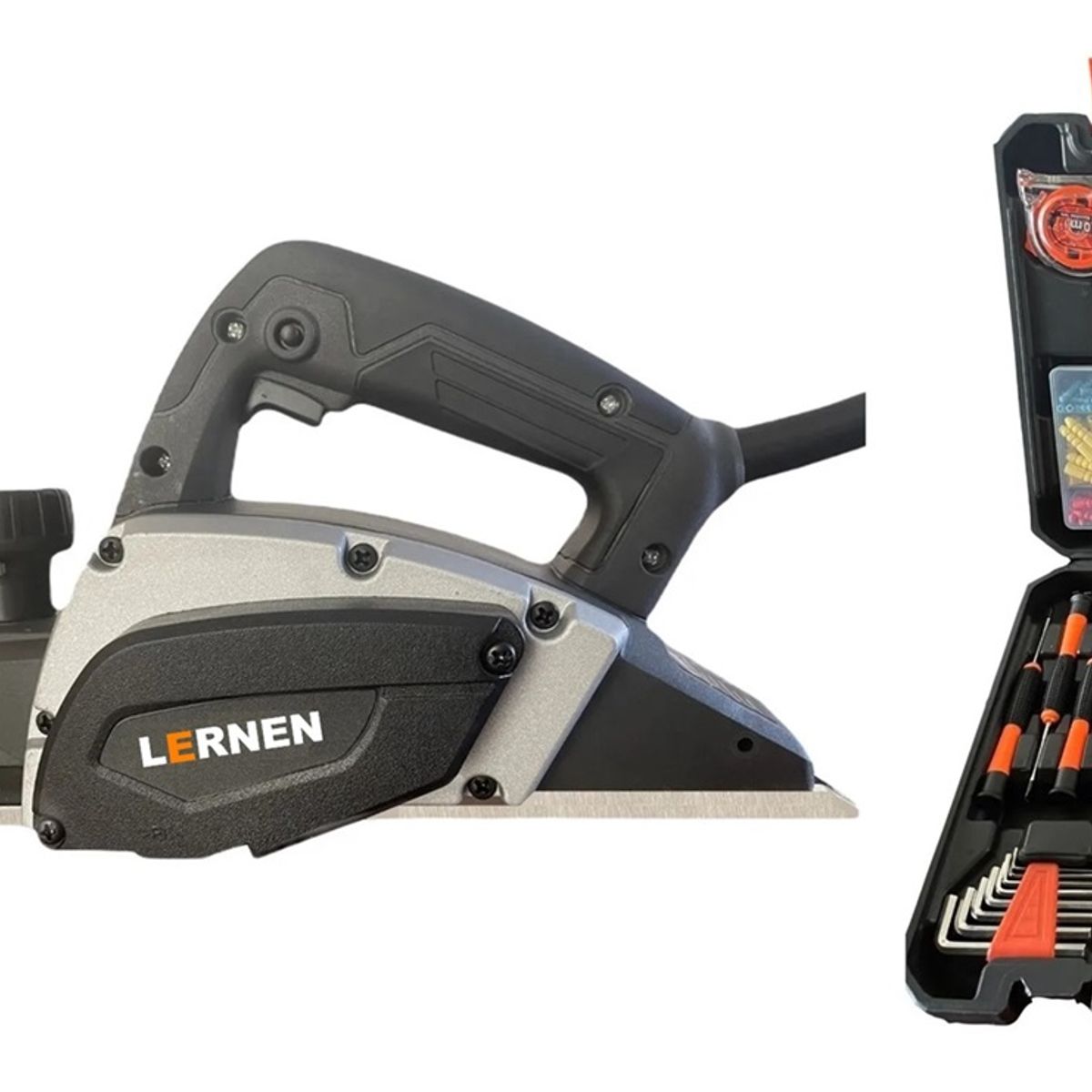 LERNEN - Pack Cepillo Eléctrico Carpintería  Set De Herramientas