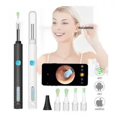 GENERICO - Kit De Limpieza De Oídos con Cámara Otoscopio 1080P