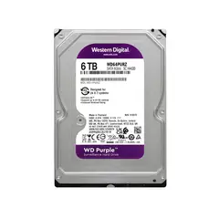 WESTERN DIGITAL - Disco Duro Interno Purple 6TB PC / DVR / NVR