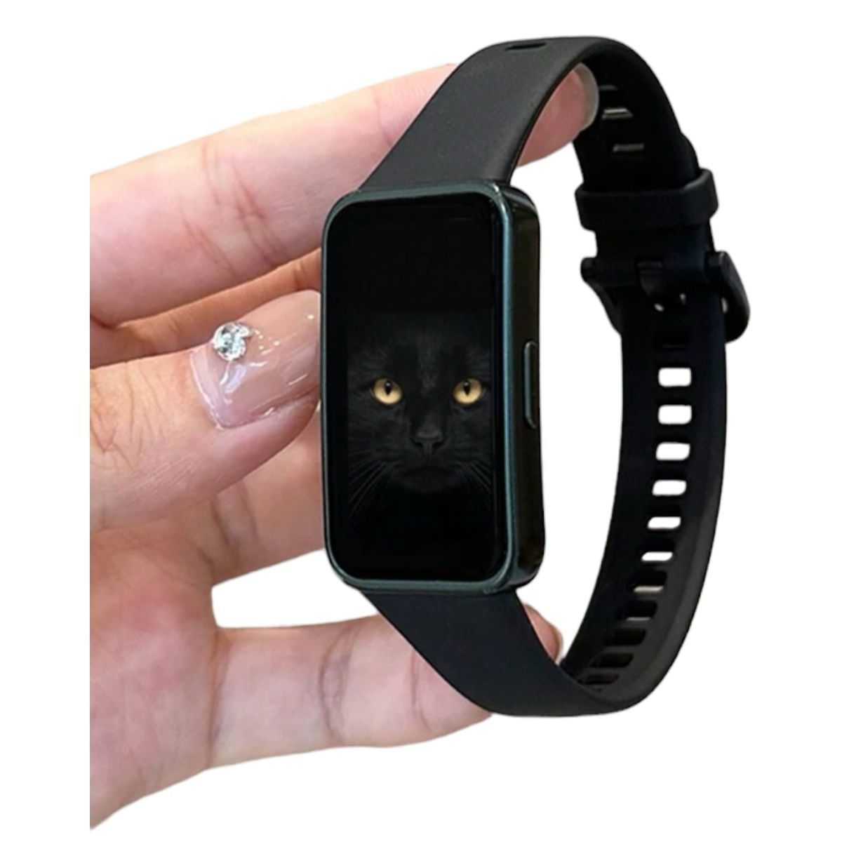 GENERICO - Correa De Repuesto Silicona Para Huawei Honor Band 8 Negro