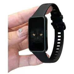 GENERICO - Correa De Repuesto Silicona Para Huawei Honor Band 8 Negro