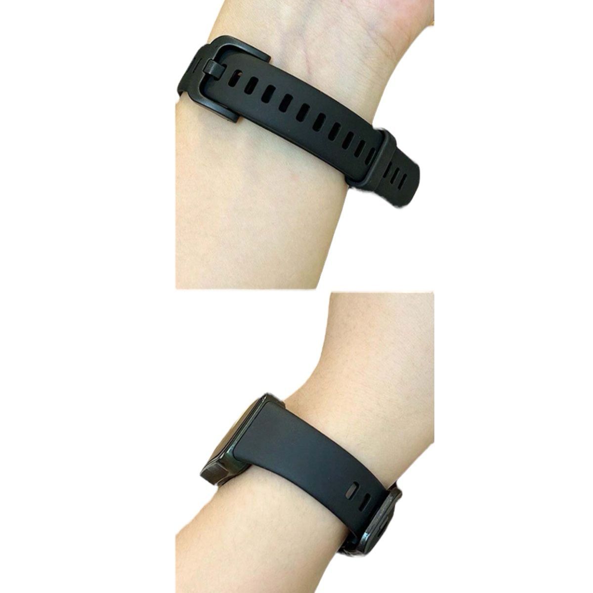 GENERICO - Correa De Repuesto Silicona Para Huawei Honor Band 8 Negro