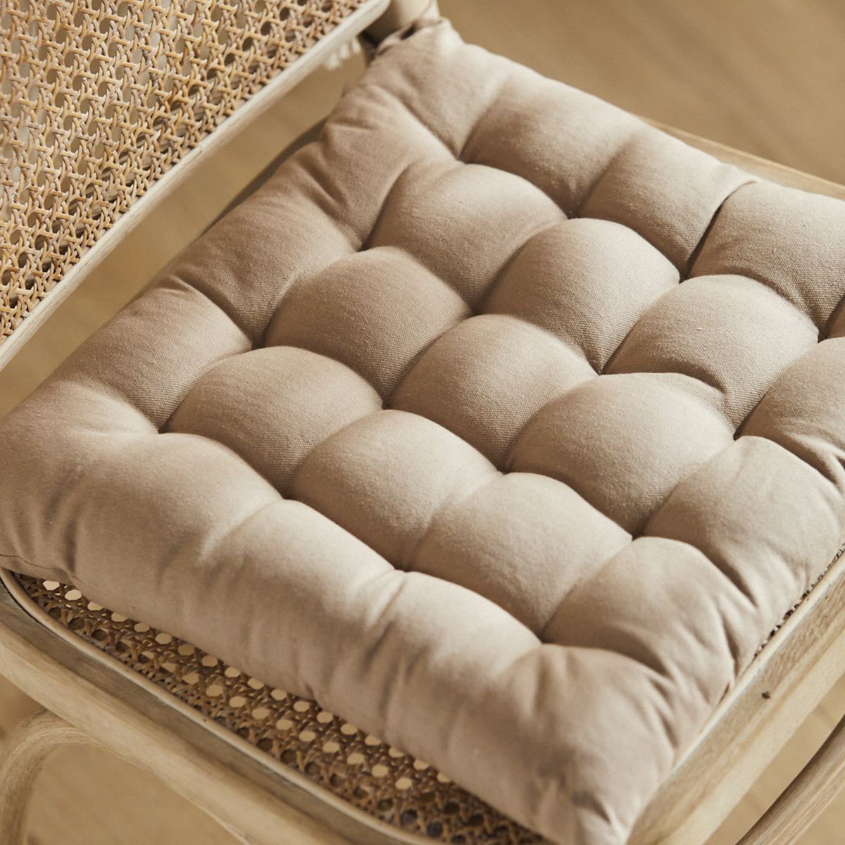 CALMA HOUSE - Cojin de Silla Algodón Gavema 40x40 Piedra Calma House