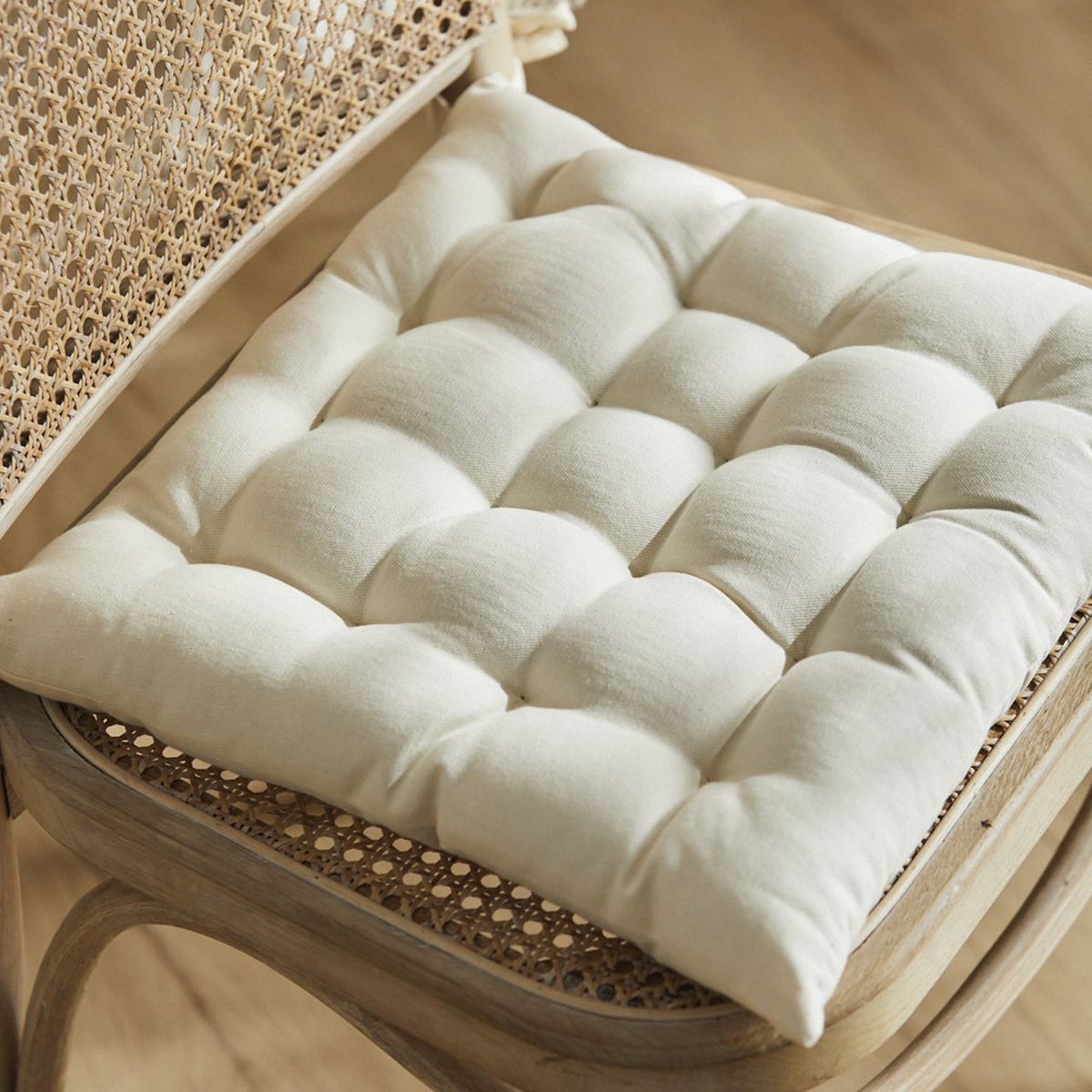 CALMA HOUSE - Cojin de Silla Algodón Gavema 40x40 Beige Calma House