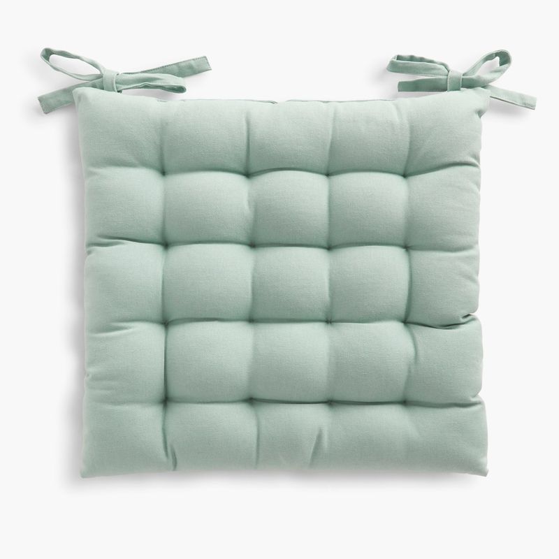 CALMA HOUSE - Cojin de Silla Algodón Gavema 40x40 Verde Claro Calma House