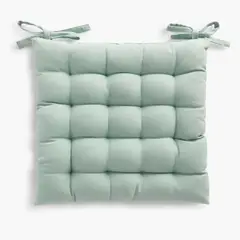 CALMA HOUSE - Cojin de Silla Algodón Gavema 40x40 Verde Claro