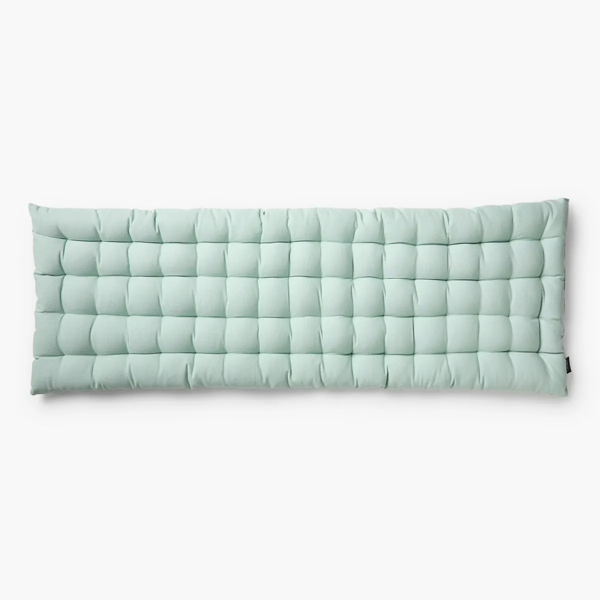 CALMA HOUSE - Cojín de Banqueta Algodón Gavema 120x40 Verde Claro Calma House