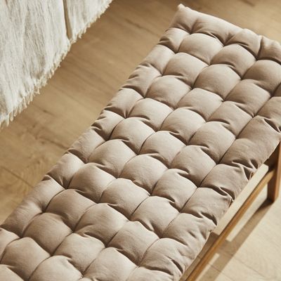 Imagen 2 del producto Cojín de Banqueta Algodón Gavema 120x40 Piedra