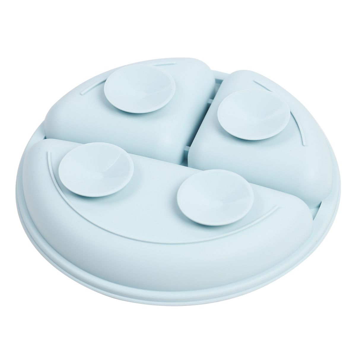 GENERICO - Set Alimentación Silicona Libre Bpa 9 Piezas Antideslizante