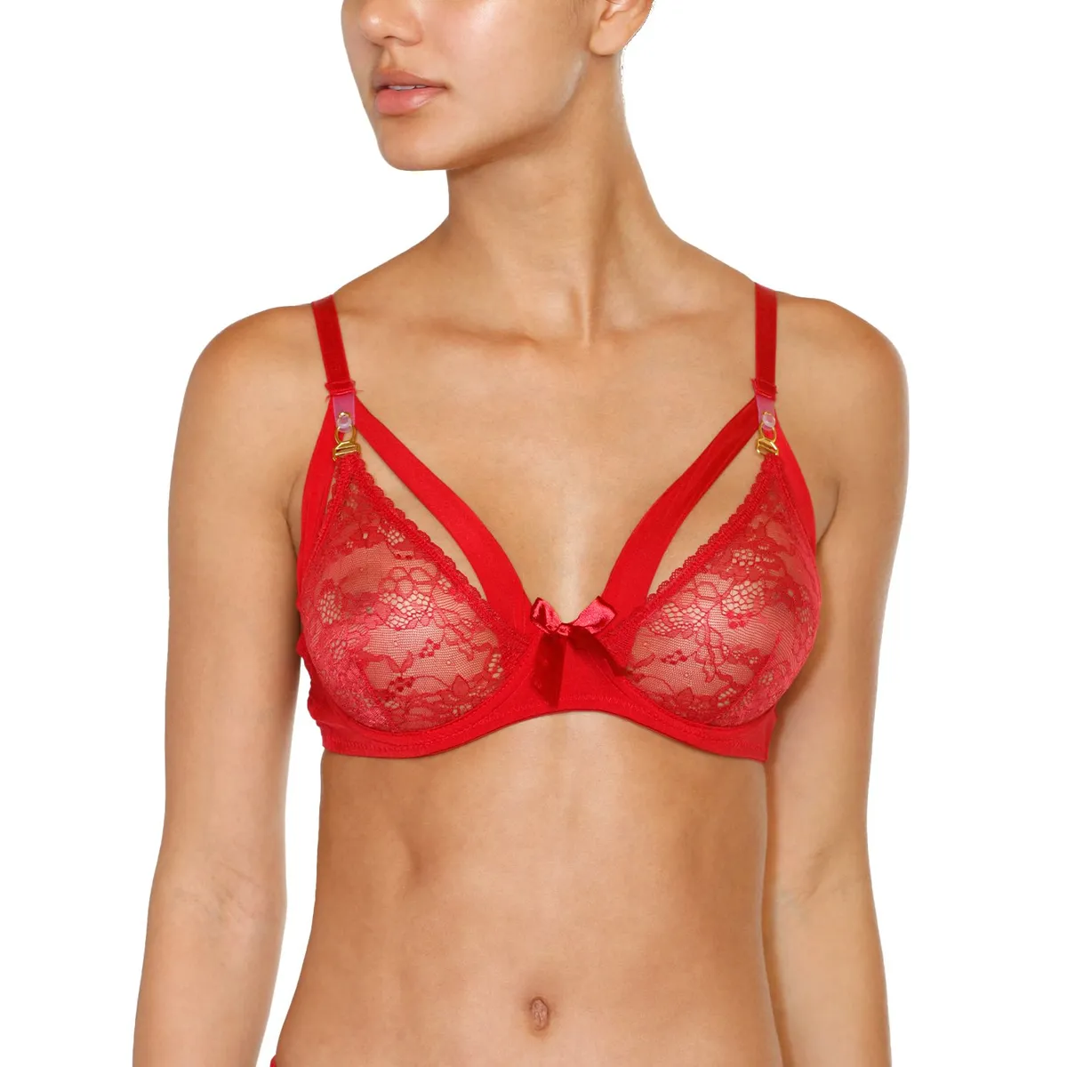 BAZIANI - Sostén Encaje Broche En Copa 3739