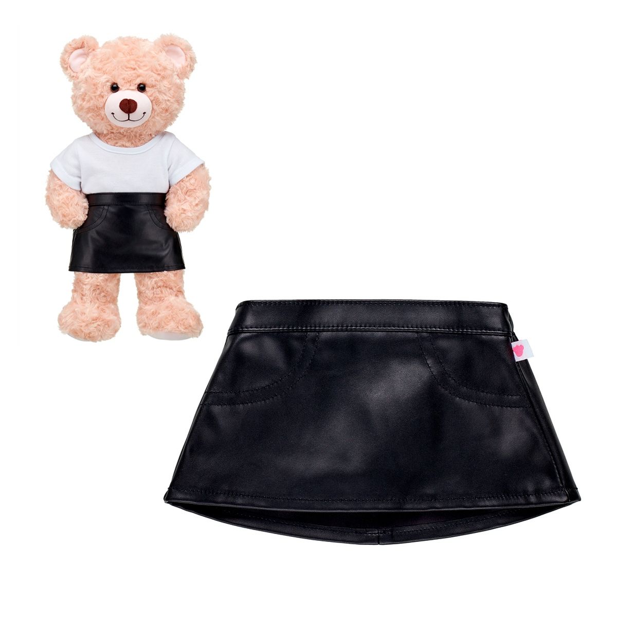 BUILD A BEAR - Falda Cuero Build-A-Bear