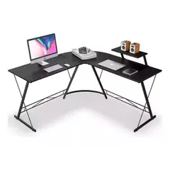 KLIK - Escritorio Esquinero Gamer Tipo L Night Black Moderno