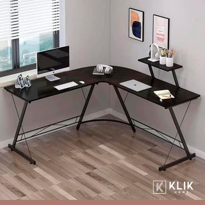 Imagen 2 del producto Escritorio Esquinero Gamer Tipo L Night Black Moderno