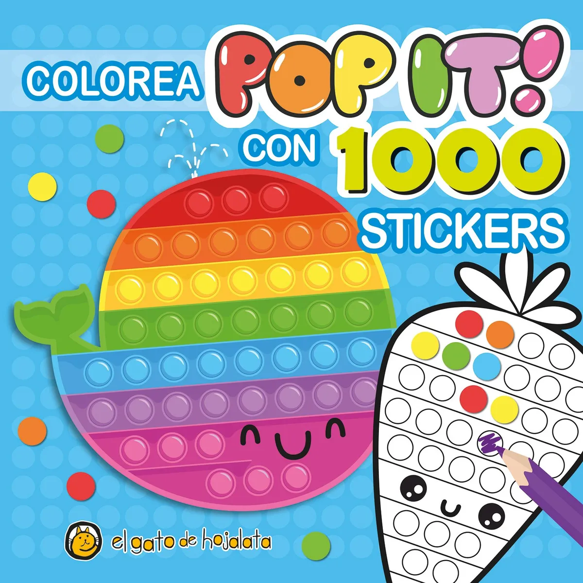 EDITORIAL GUADAL - LIBRO Ballena POP IT 1000 STICKERS