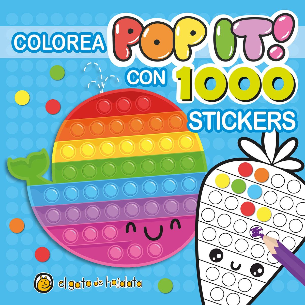EDITORIAL GUADAL - LIBRO Ballena POP IT 1000 STICKERS