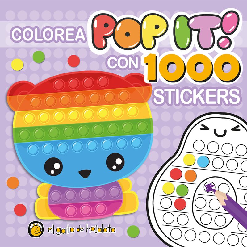 EDITORIAL GUADAL - LIBRO Osito POP IT 1000 STICKERS