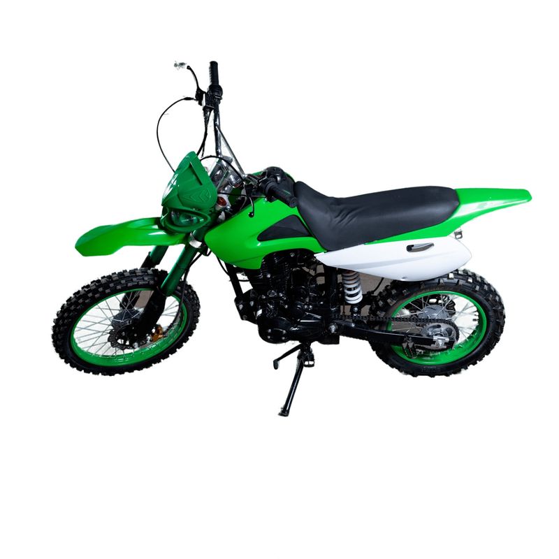 ZEUS - Moto Cross deportiva 150cc Verde