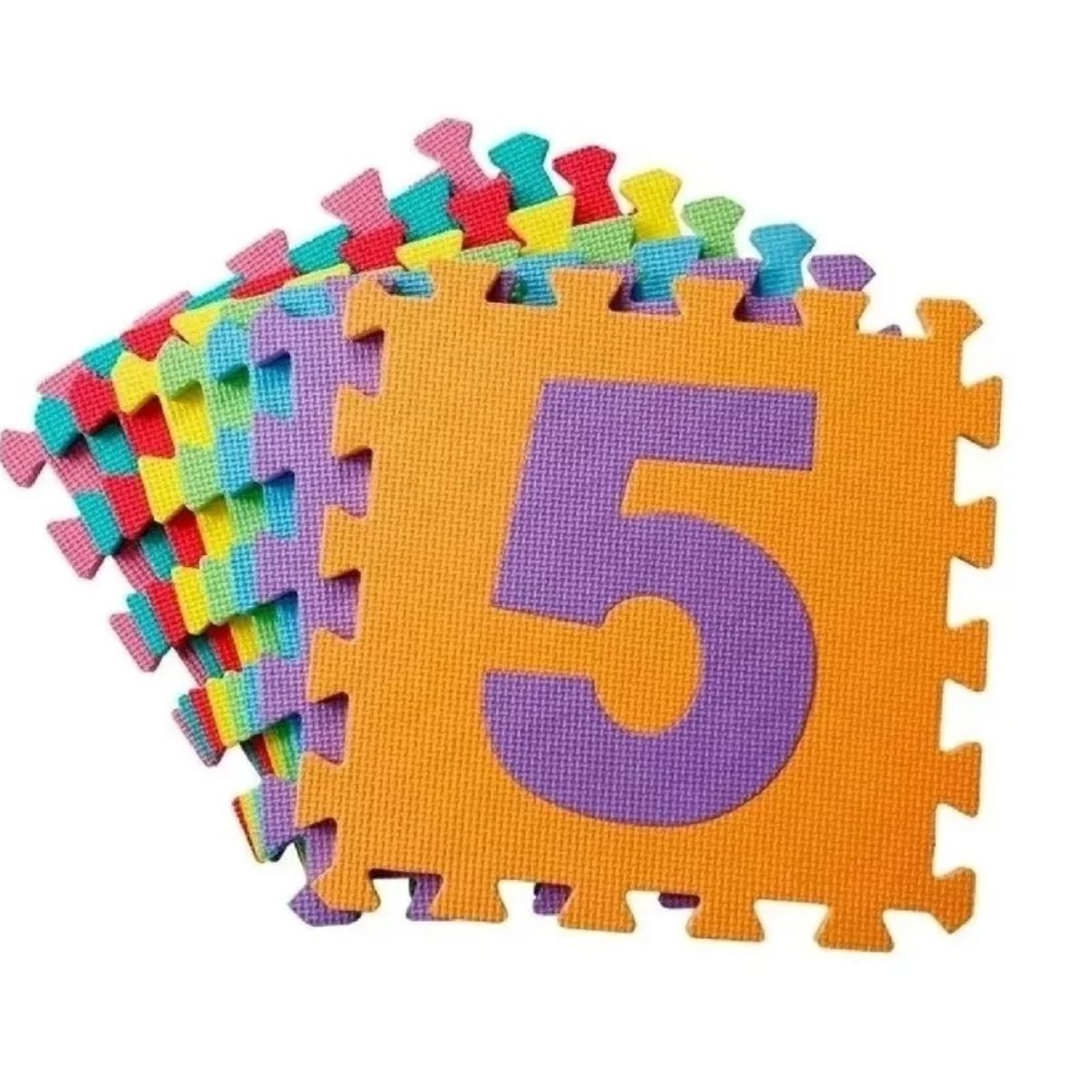 GENERICO - Alfombra Goma Eva Rompecabezas Niños 10 Piezas Armable