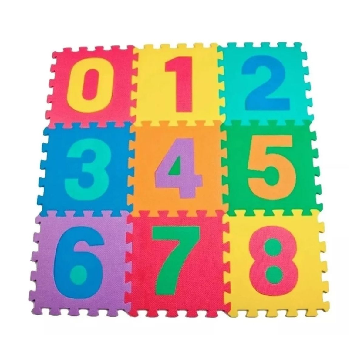 GENERICO - Alfombra Goma Eva Rompecabezas Niños 10 Piezas Armable