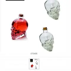 GENERICO - Licorera De Calavera Grande Para Almacenar Bebidas