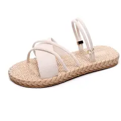 TIOZONEY - Sandalias para Mujer Beige