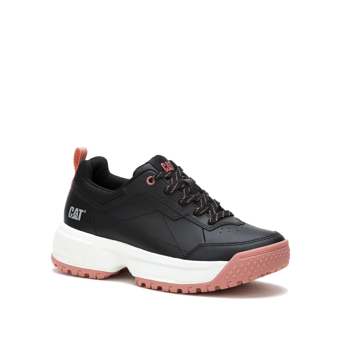 CAT - Zapatilla Cuero Mujer Flame Negro CAT