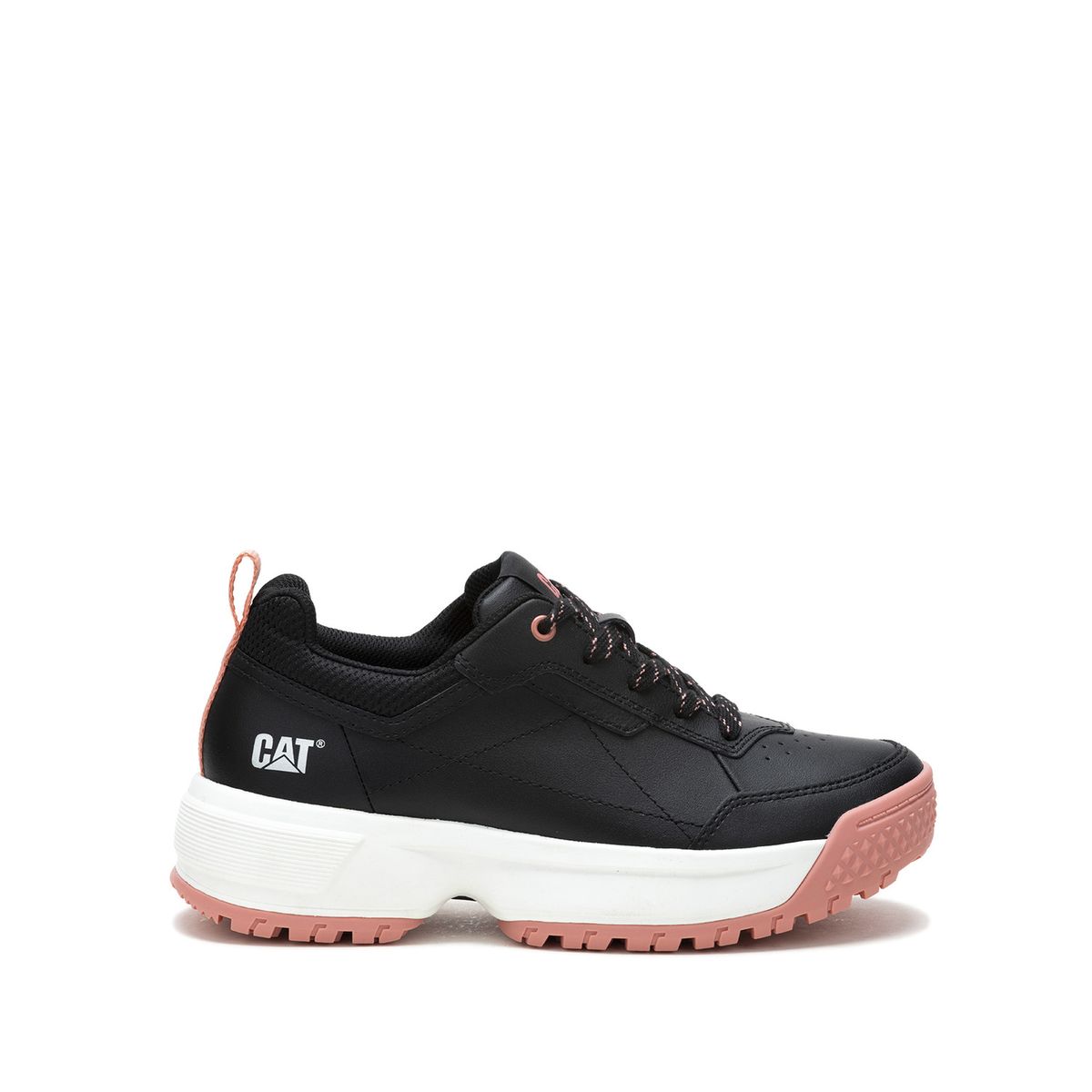 CAT - Zapatilla Cuero Mujer Flame Negro CAT