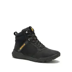 CAT - Zapatilla C/Caña Cuero Hombre Hex Ready Mid Negro