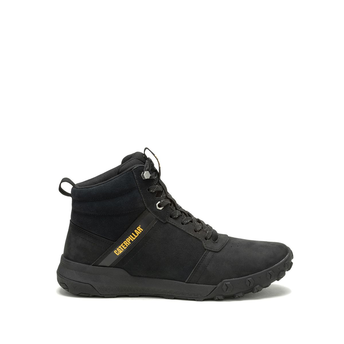 CAT - Zapatilla C/Caña Cuero Hombre Hex Ready Mid Negro CAT