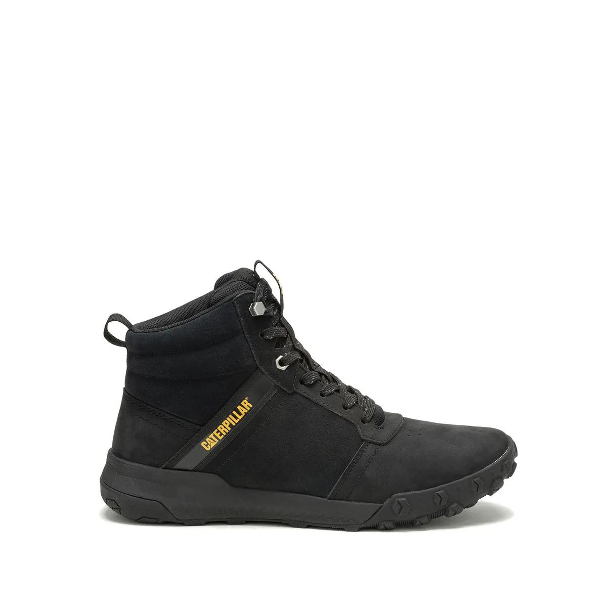 CAT - Zapatilla C/Caña Cuero Hombre Hex Ready Mid Negro CAT