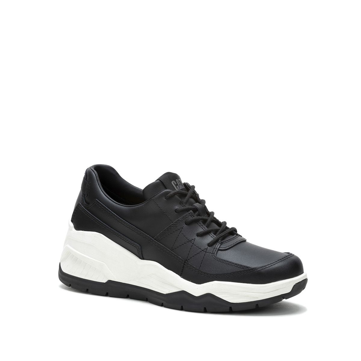 CAT - Zapatilla Cuero Mujer Watchful Negro CAT