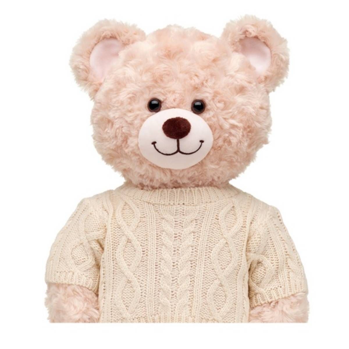 BUILD A BEAR - Sweater Build a Bear blanco invierno para peluche