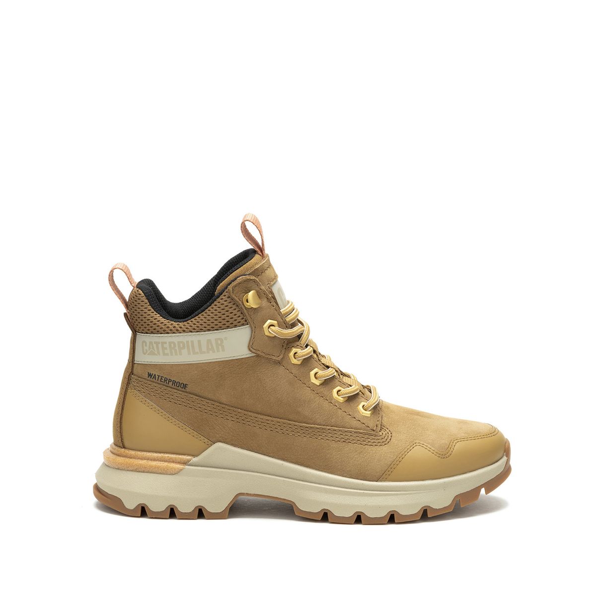 CAT - Zapatilla Con Caña Mujer Colorado Sneaker Wp Beige CAT