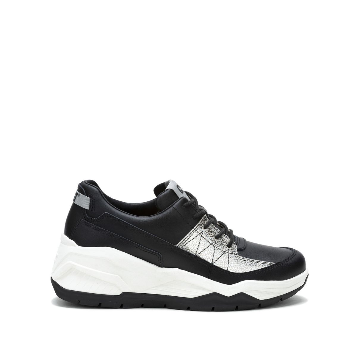 CAT - Zapatilla Cuero Mujer Watchful Negro CAT