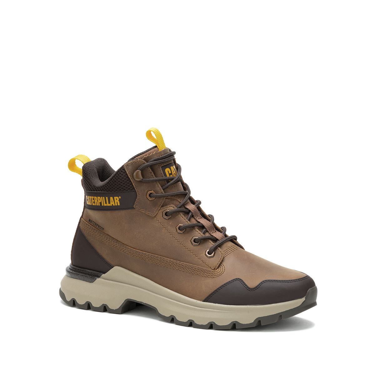 CAT - Zapatilla Con Caña Gamuza Hombre Colorado Wp Café CAT