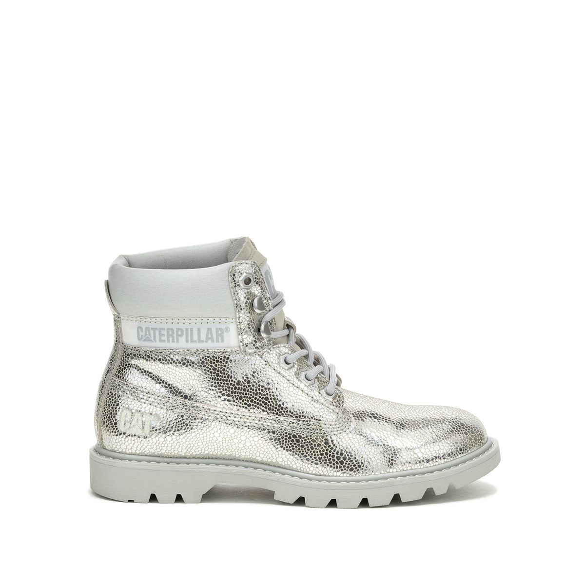 CAT - Botin Cuero Mujer Colorado Womens Metalizado CAT