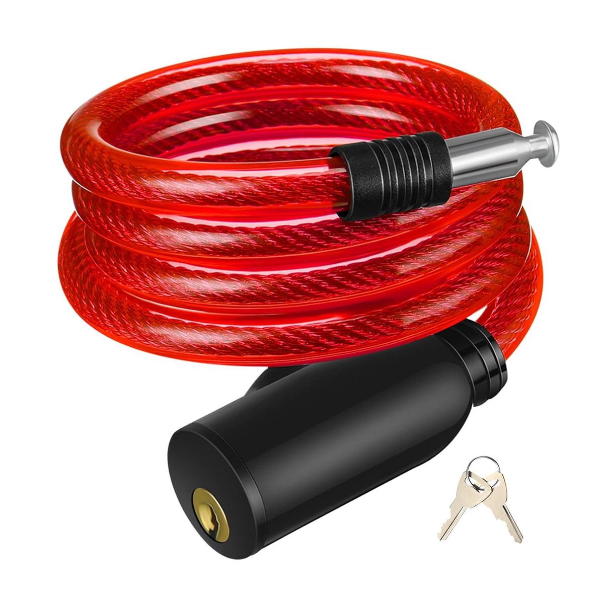 GENERICO - Cable Seguridad Para Bicicleta Anti Robo Candado Con Llaves