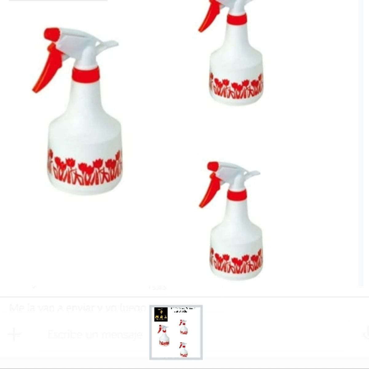 GENERICO - Atomizador Pequeño Con Diseño Flores